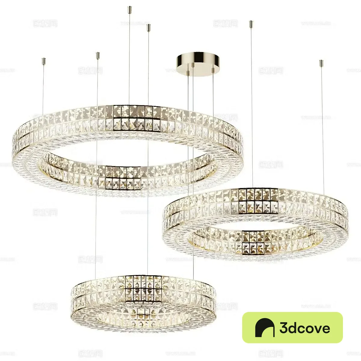 Light luxury ring chandelier