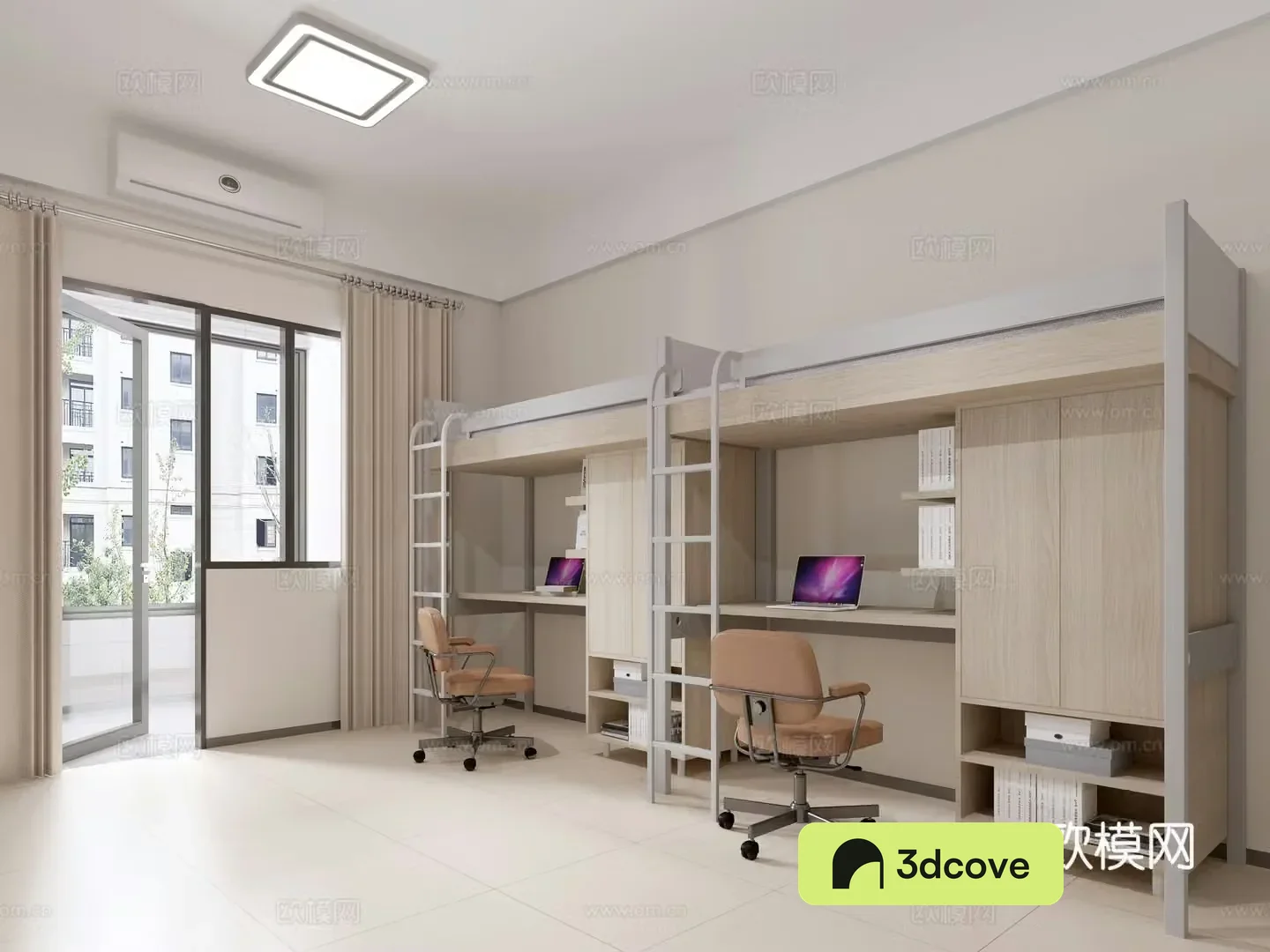 Modern student dormitory staff dormitory university dormitory school dormitory
