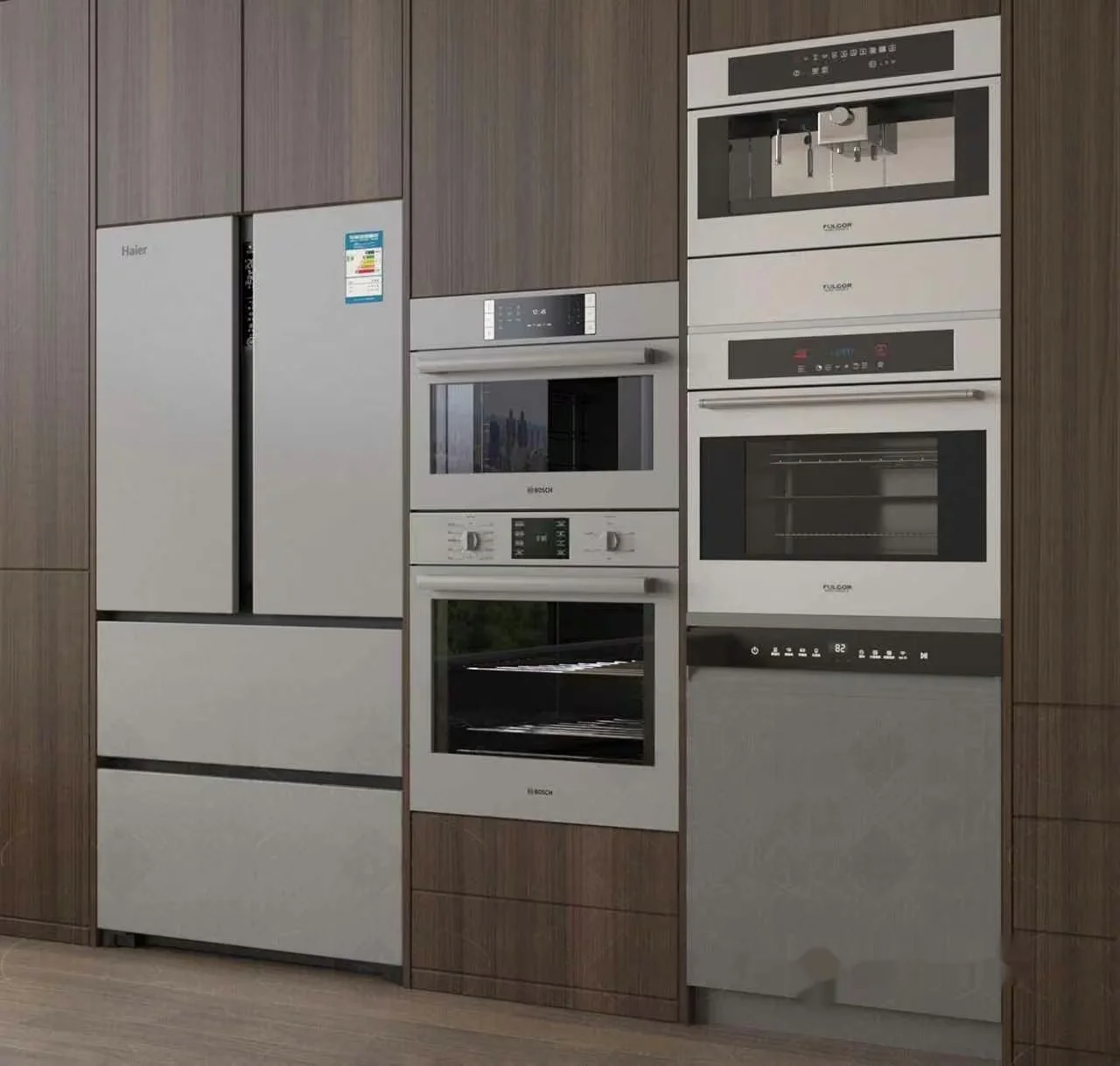 Modern Kitchen Appliances 3D Model – 13917 – VRAY Render