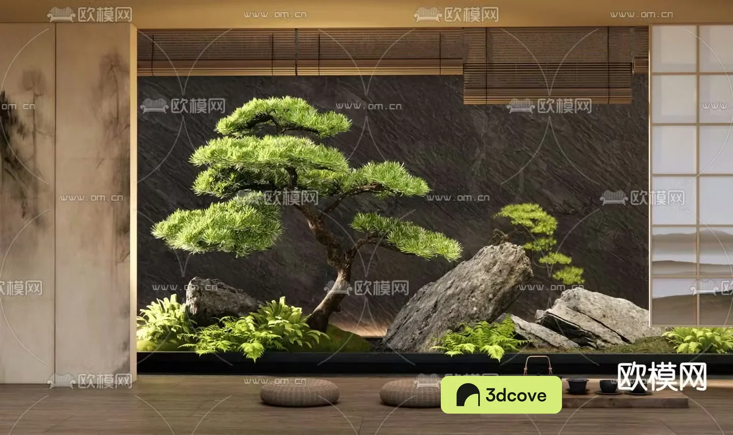 New Chinese style interior landscape