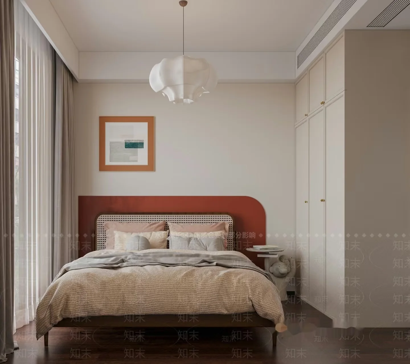 Cozy Bedroom 3D Model – 1938 – VRAY Render