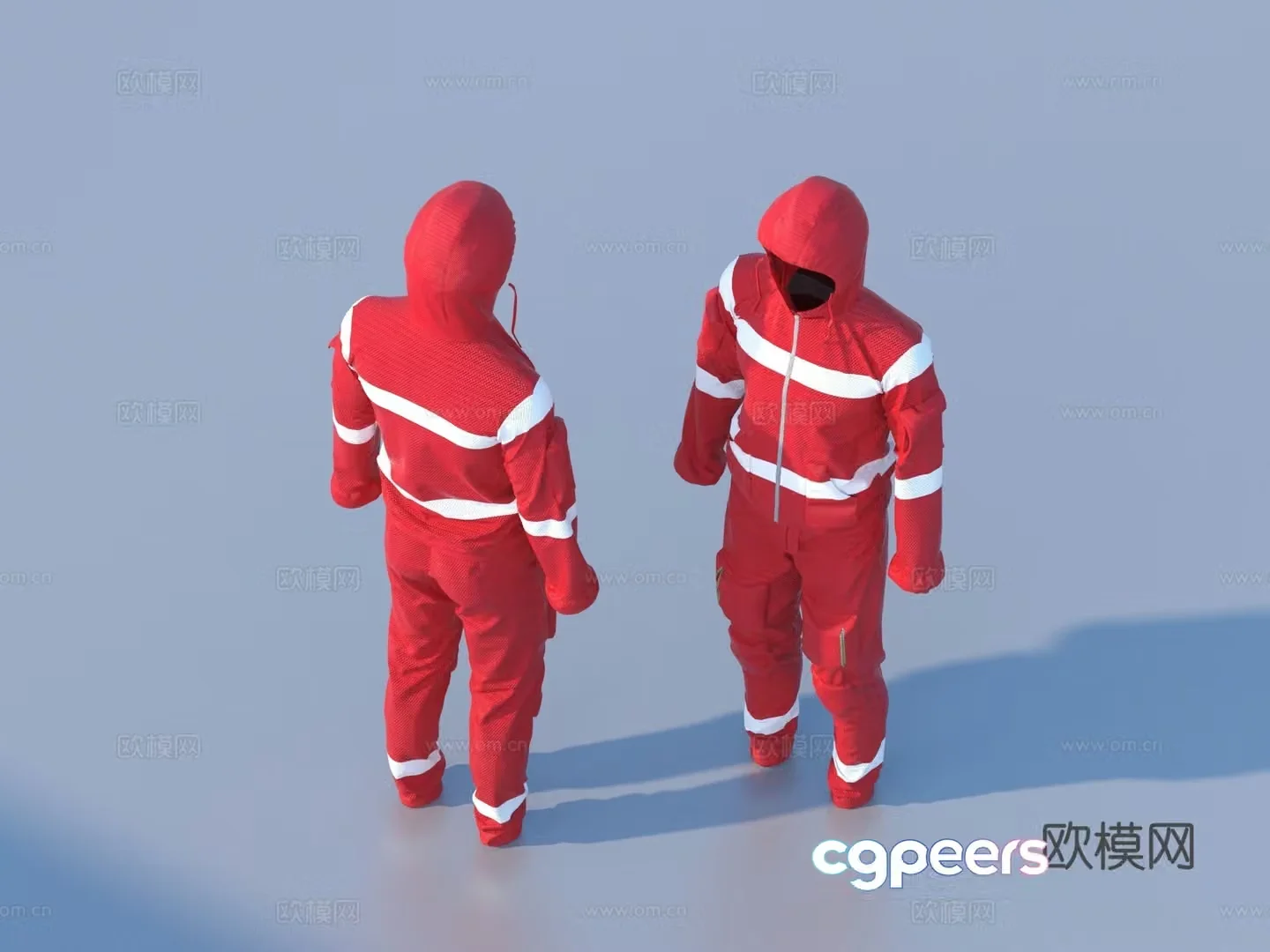 Fire suit Professional suit 3D model