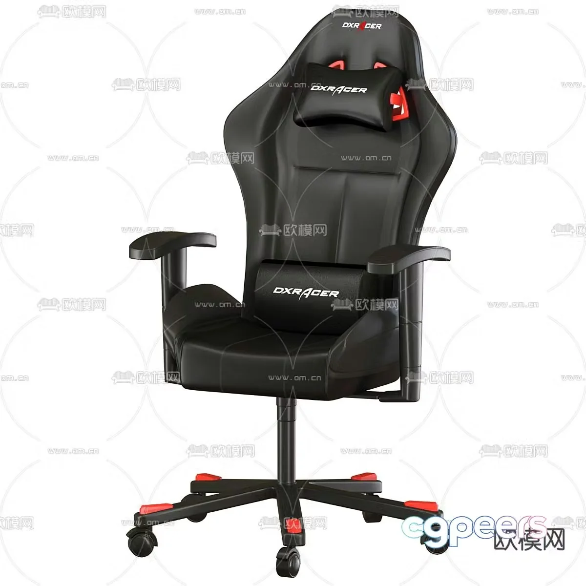 Gaming chair computer chair armchair 3d model