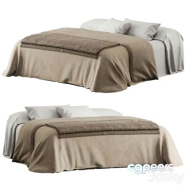3ds Max Free – Bed linen zara home 23