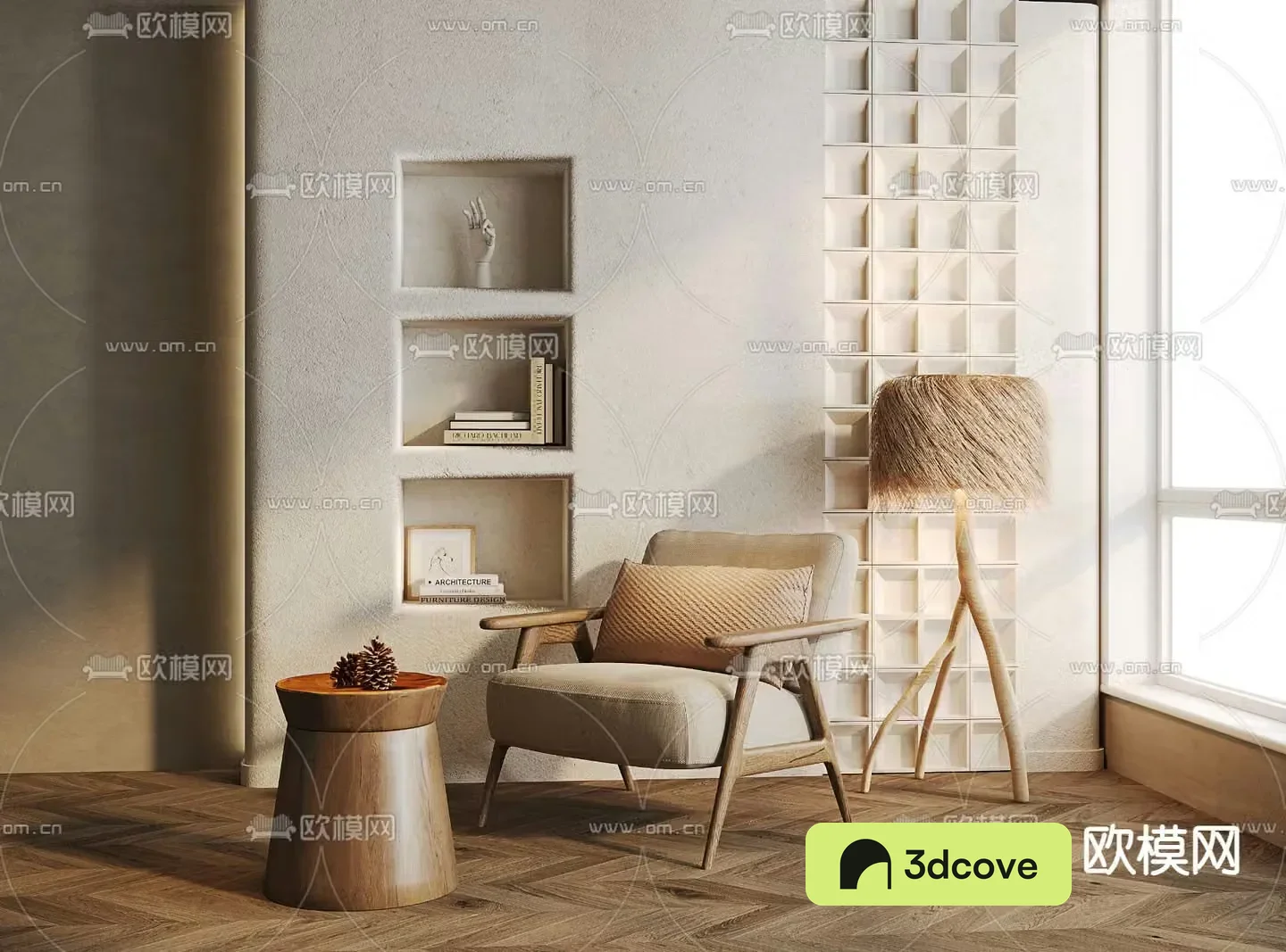 Wabi-sabi style leisure chair sofa chair
