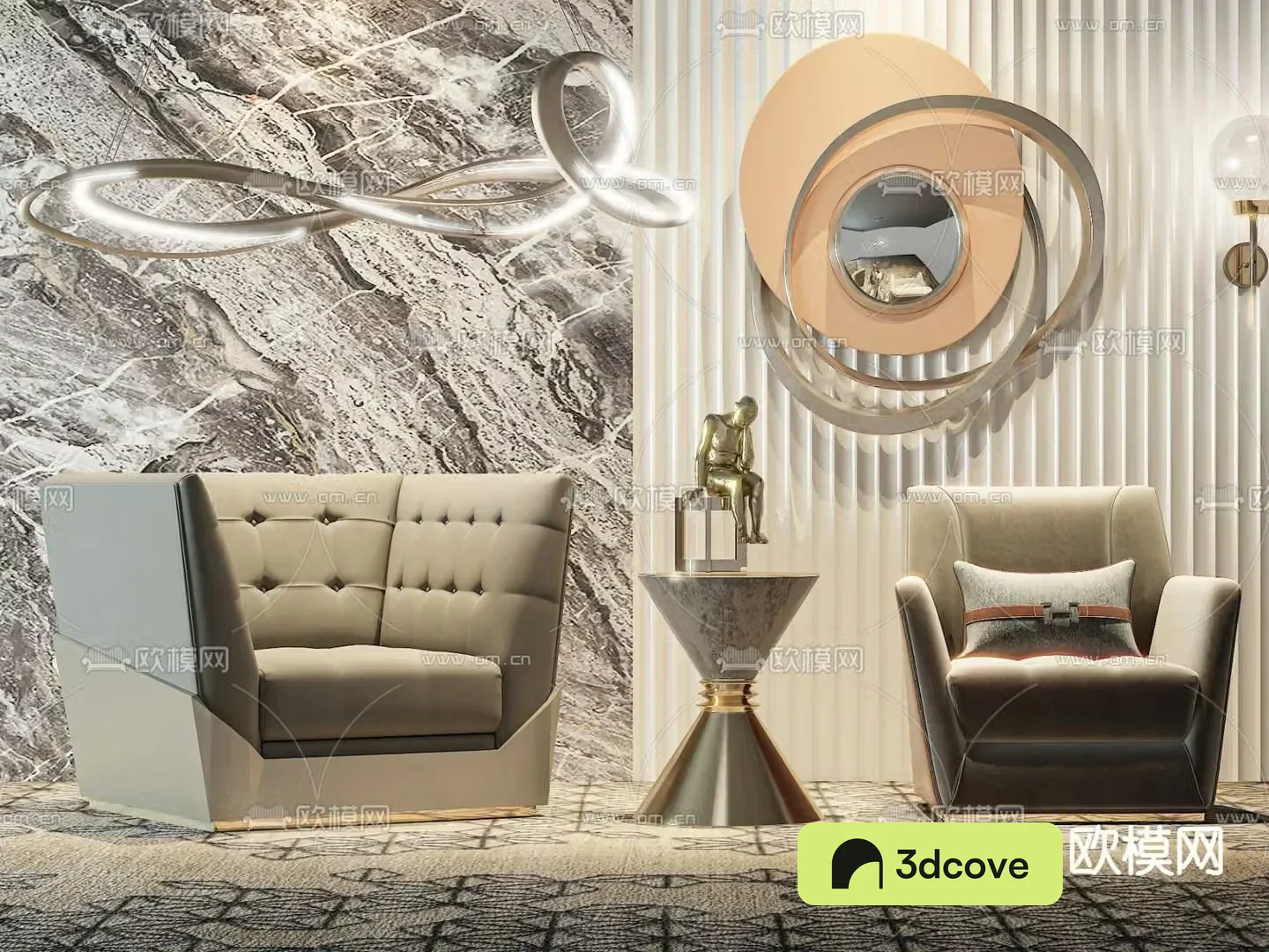 Single sofa leisure sofa
