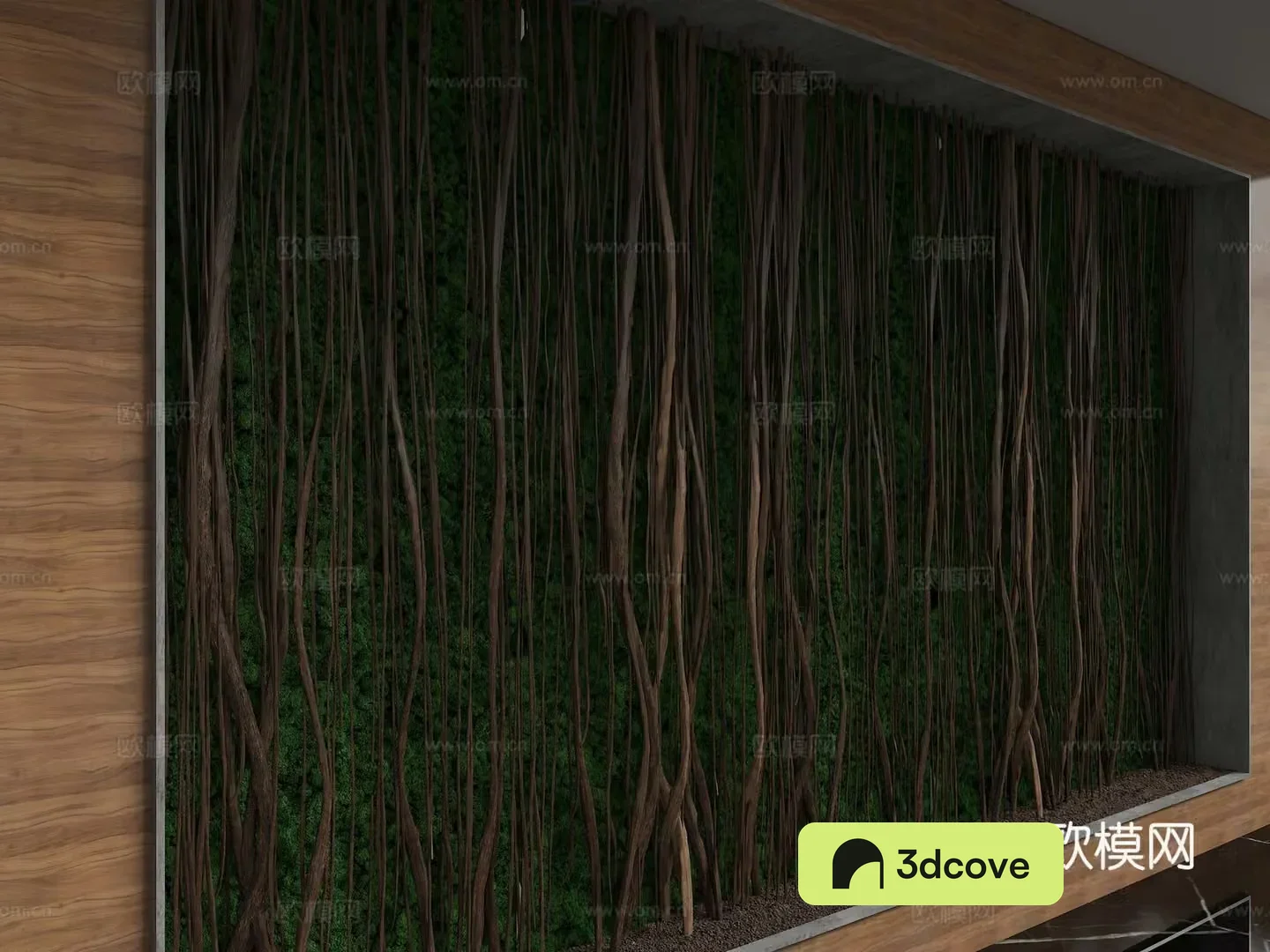 Modern background wall