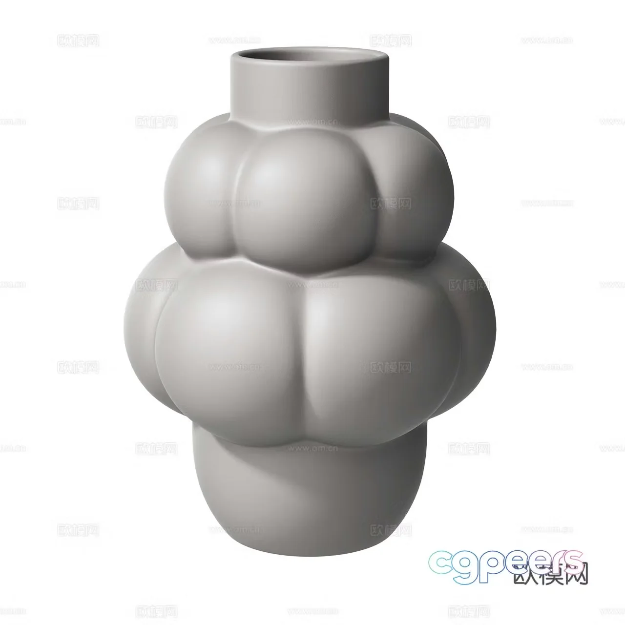 Louise vase vase ornament decoration ornament flower vase ceramic 3d model