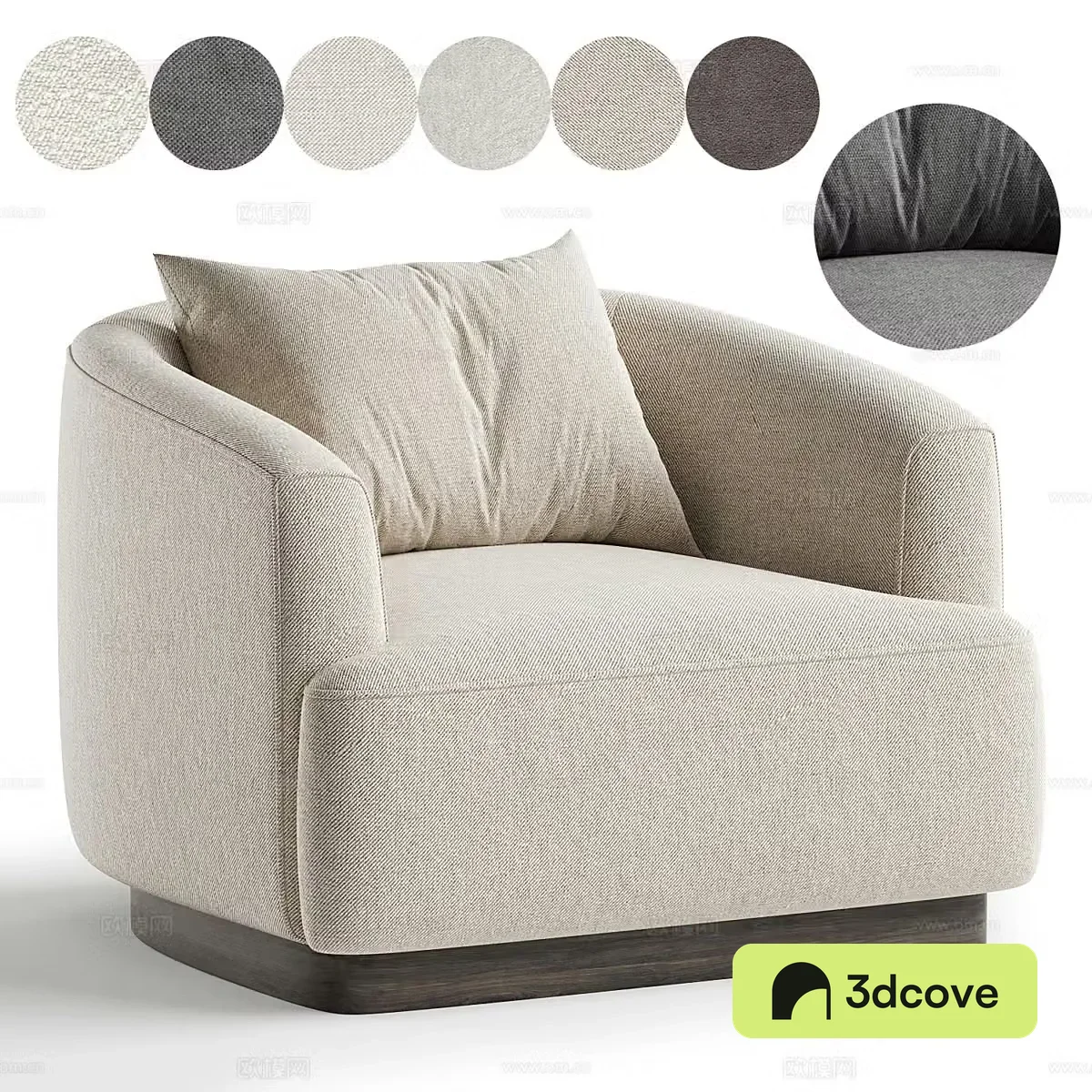 Single sofa casual sofa