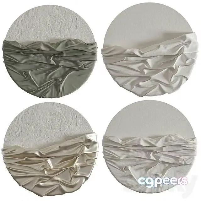 3ds Max Free – Decorative set of art paintings 10
