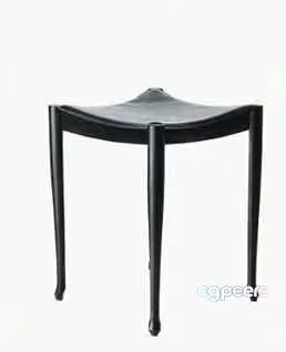 Black Wooden Table 3D Model – 1706 – VRAY Render