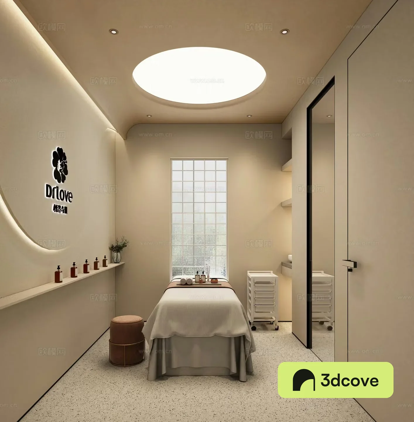 Modern SPA beauty salon private room