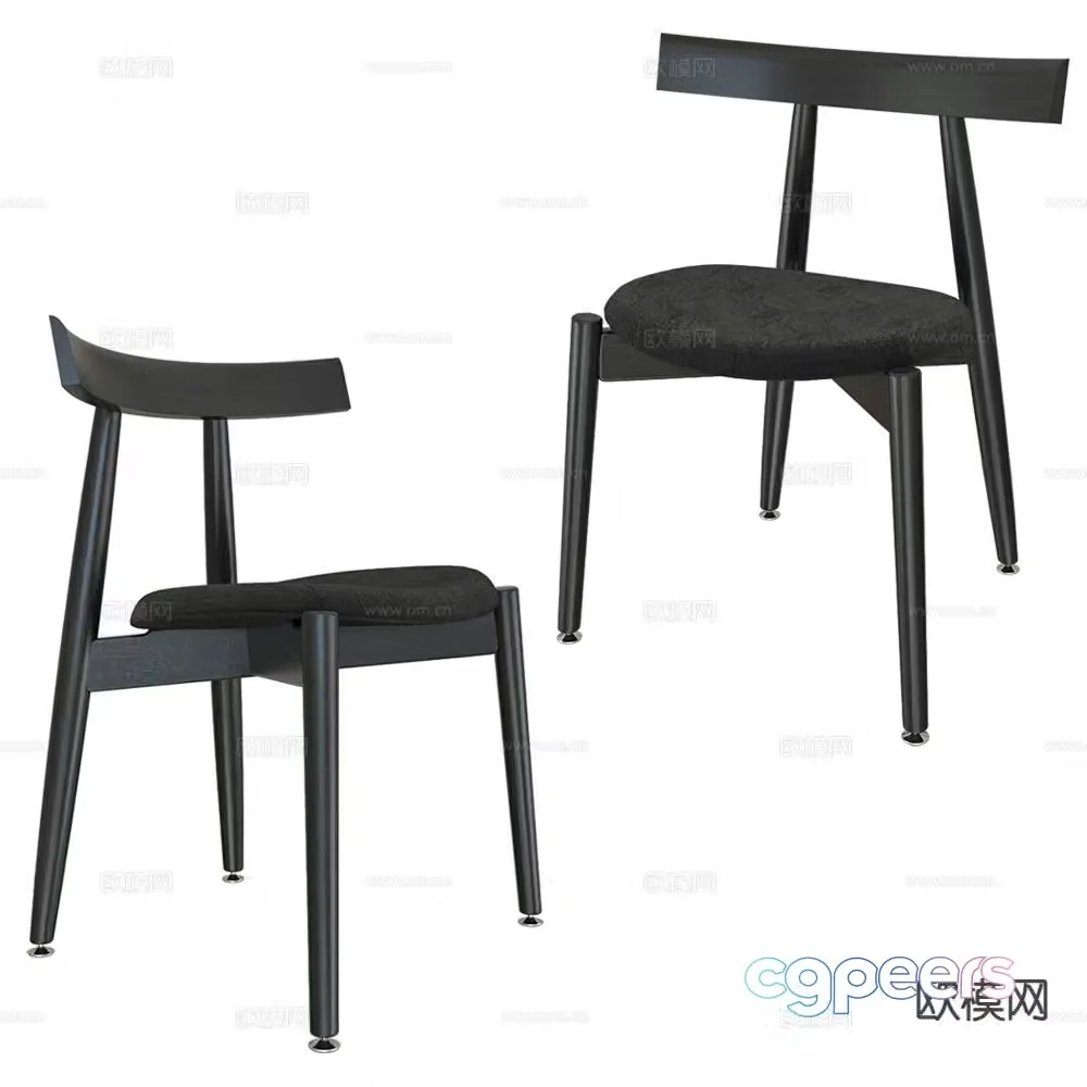 La Chance Italian Chair Dining Chair 3d model