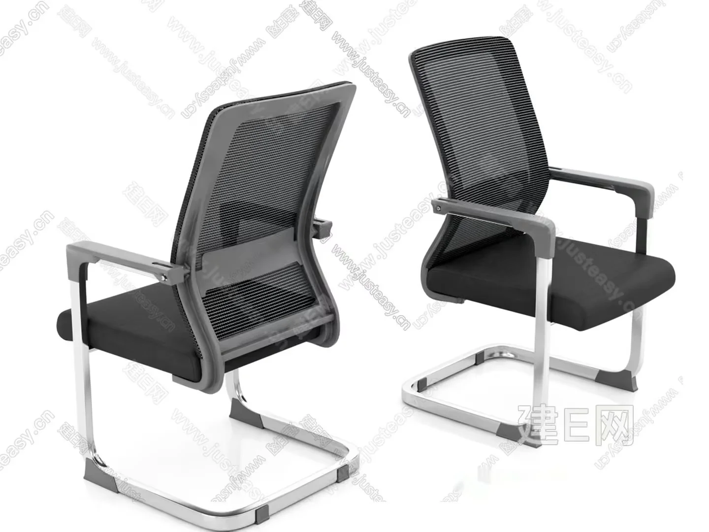 Modern Office Chairs 3D Model – 14005 – VRAY Render