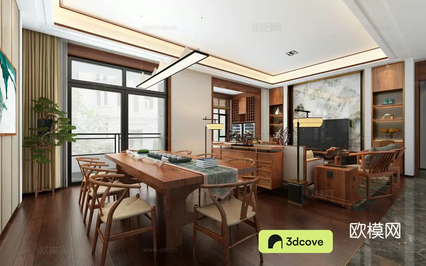 New Chinese style living room