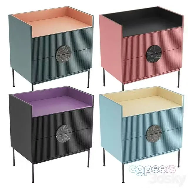 3ds Max Free – Bedside table Alto