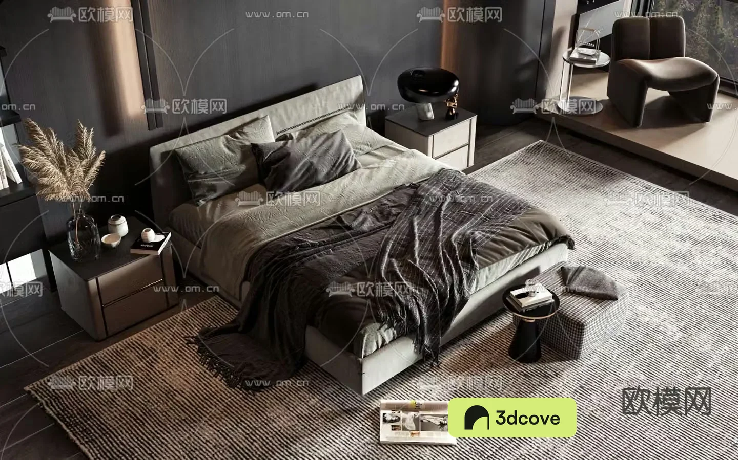 Italian double bed