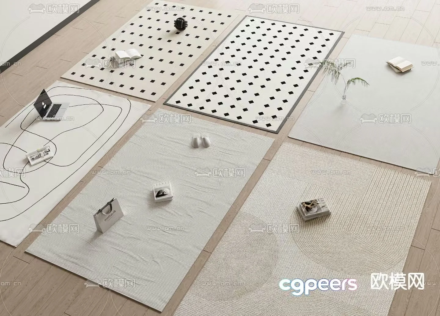 Plain carpet 3d model