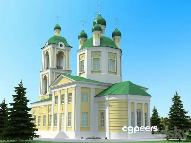 3ds Max Free – St George Temple in Ivanovo