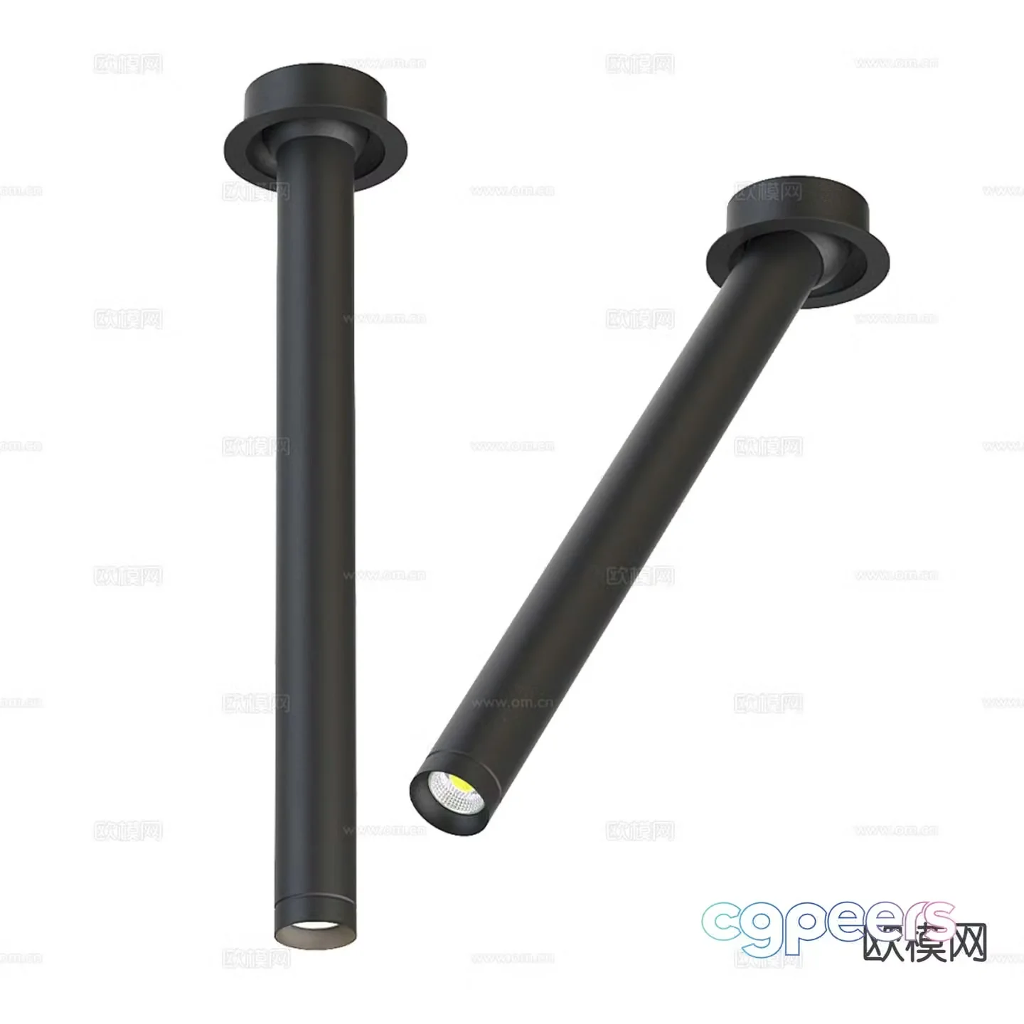 Modern downlight spotlight track light 3d model