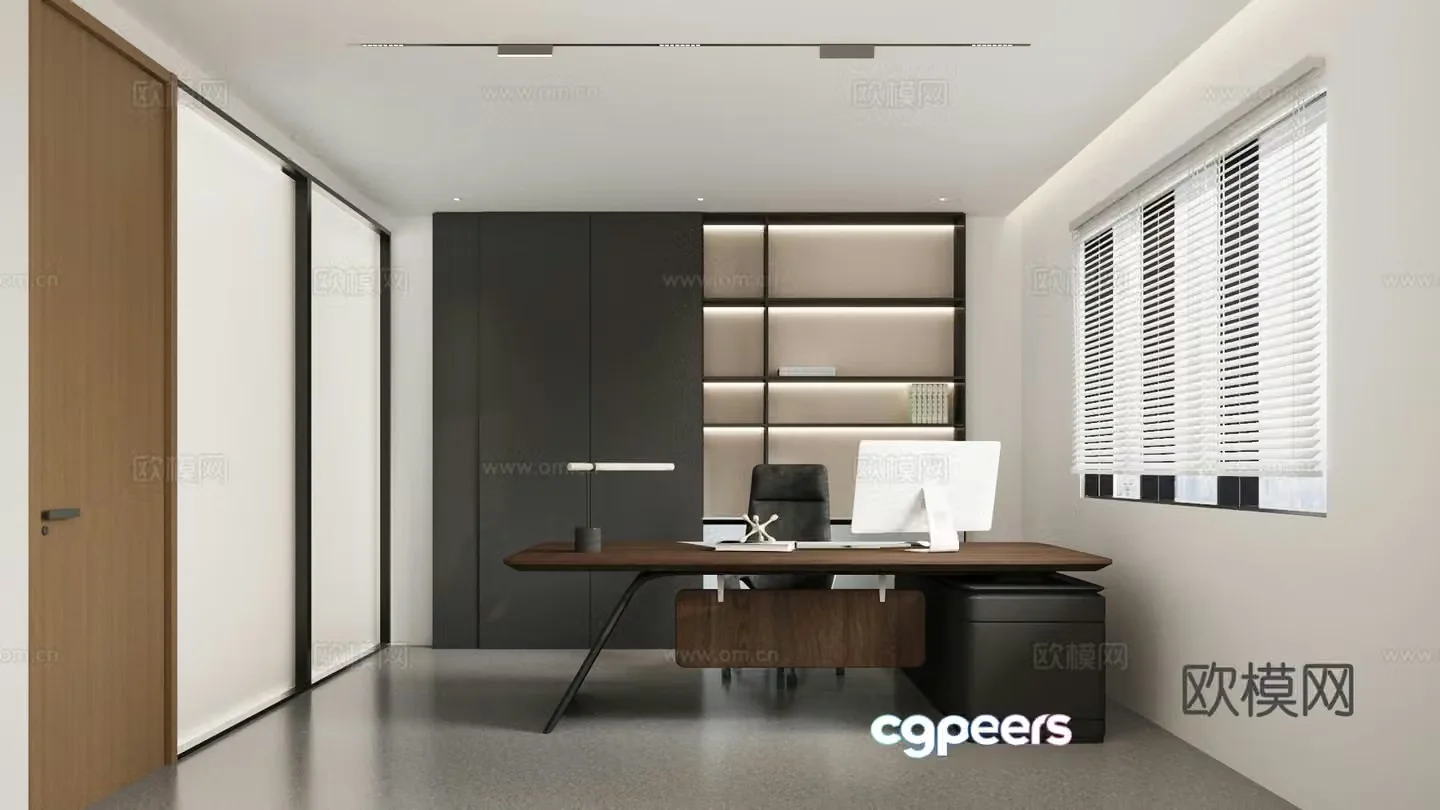 Modern Office General Manager Office 3D Model