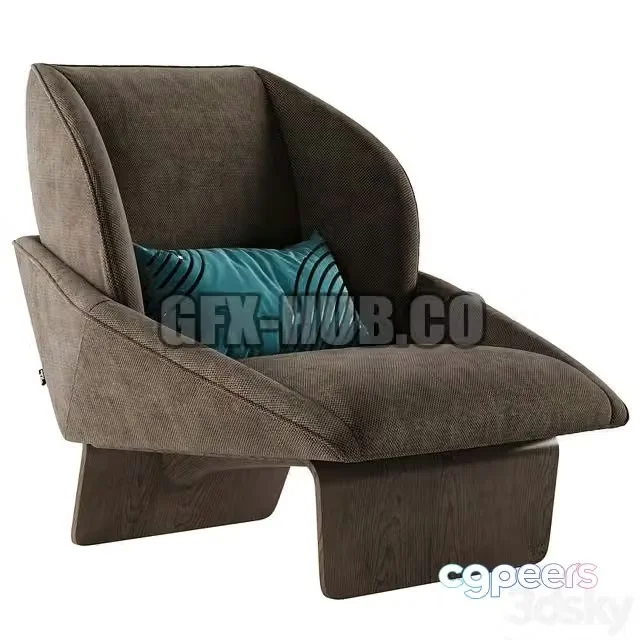 3ds Max Free – Ditre Italia Loto armchair