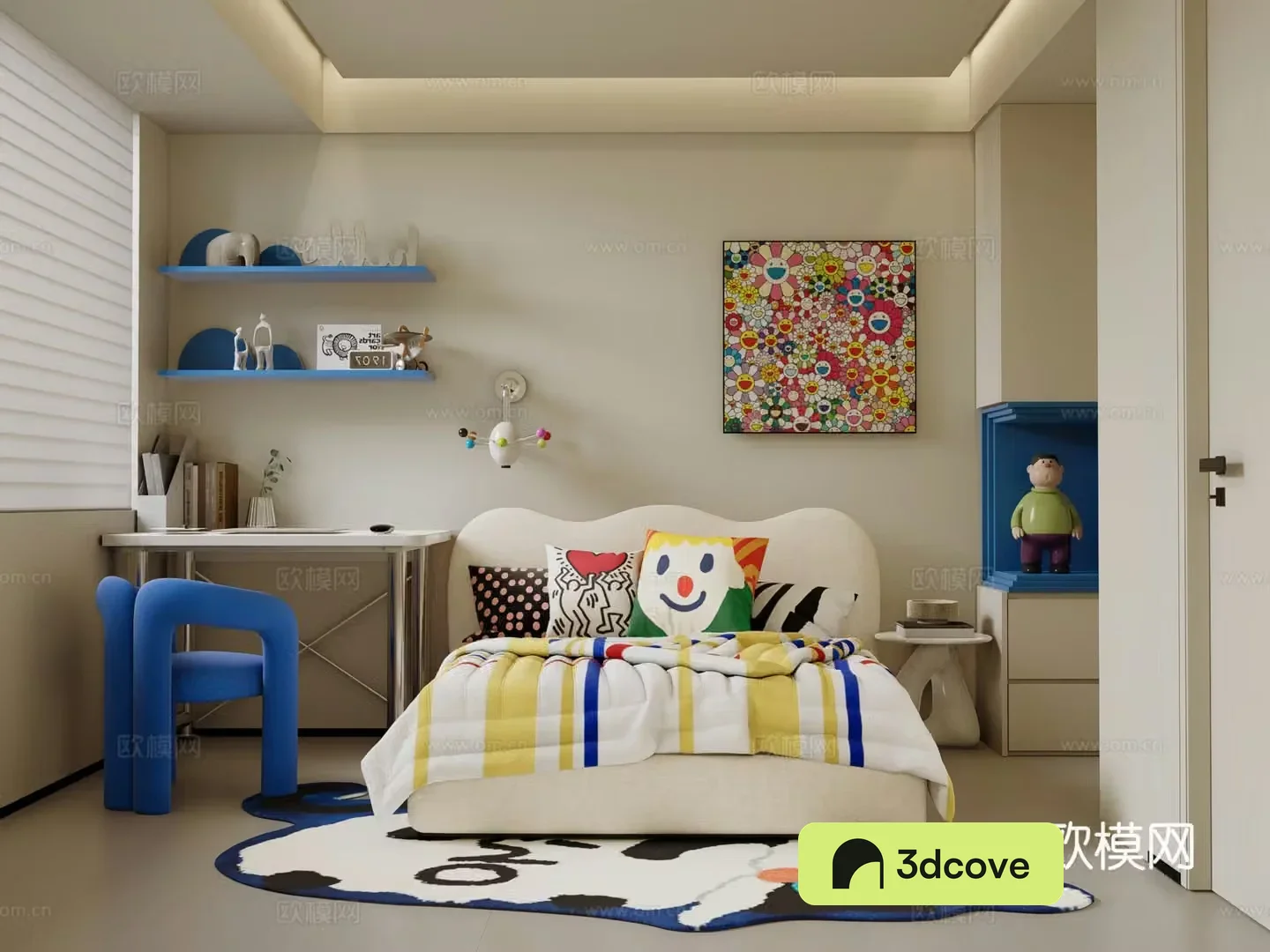 Modern Cream Home Bedroom Children’s Room