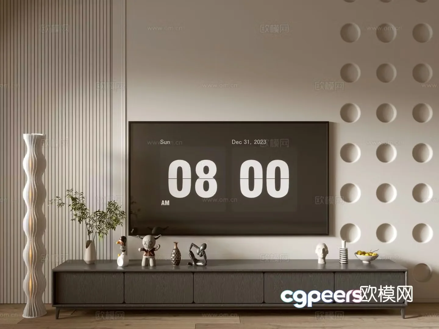 Modern TV cabinet 3d model