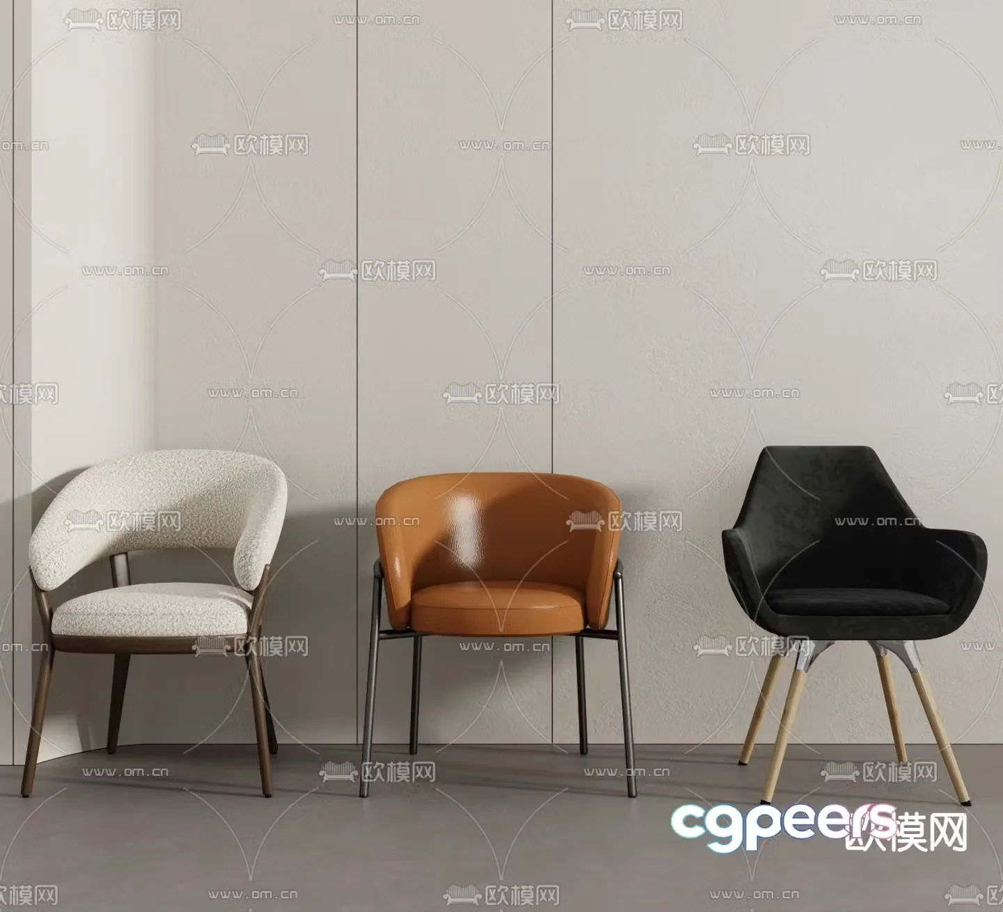 chair dining chair 3d model