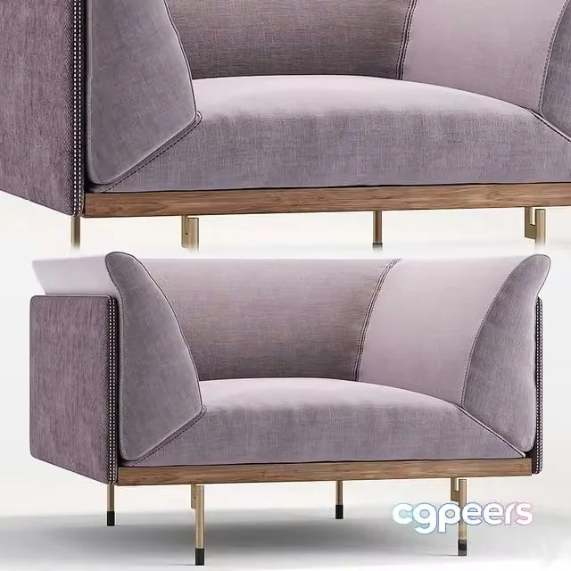 3ds Max Free – Armchair ENNE CORIO