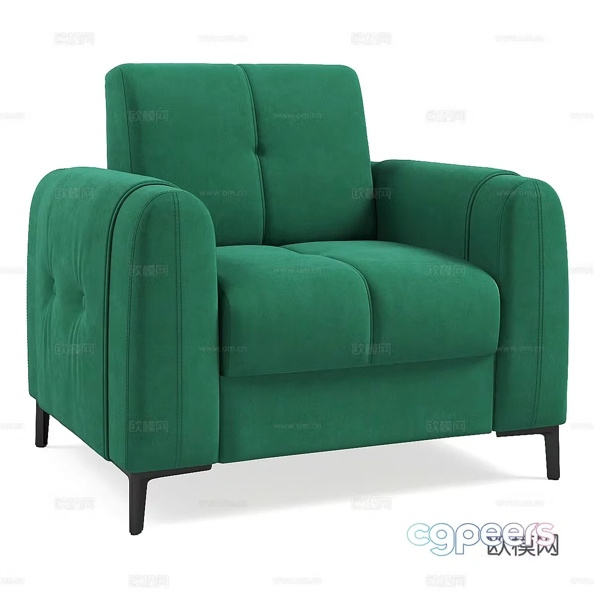 Single sofa 3d model