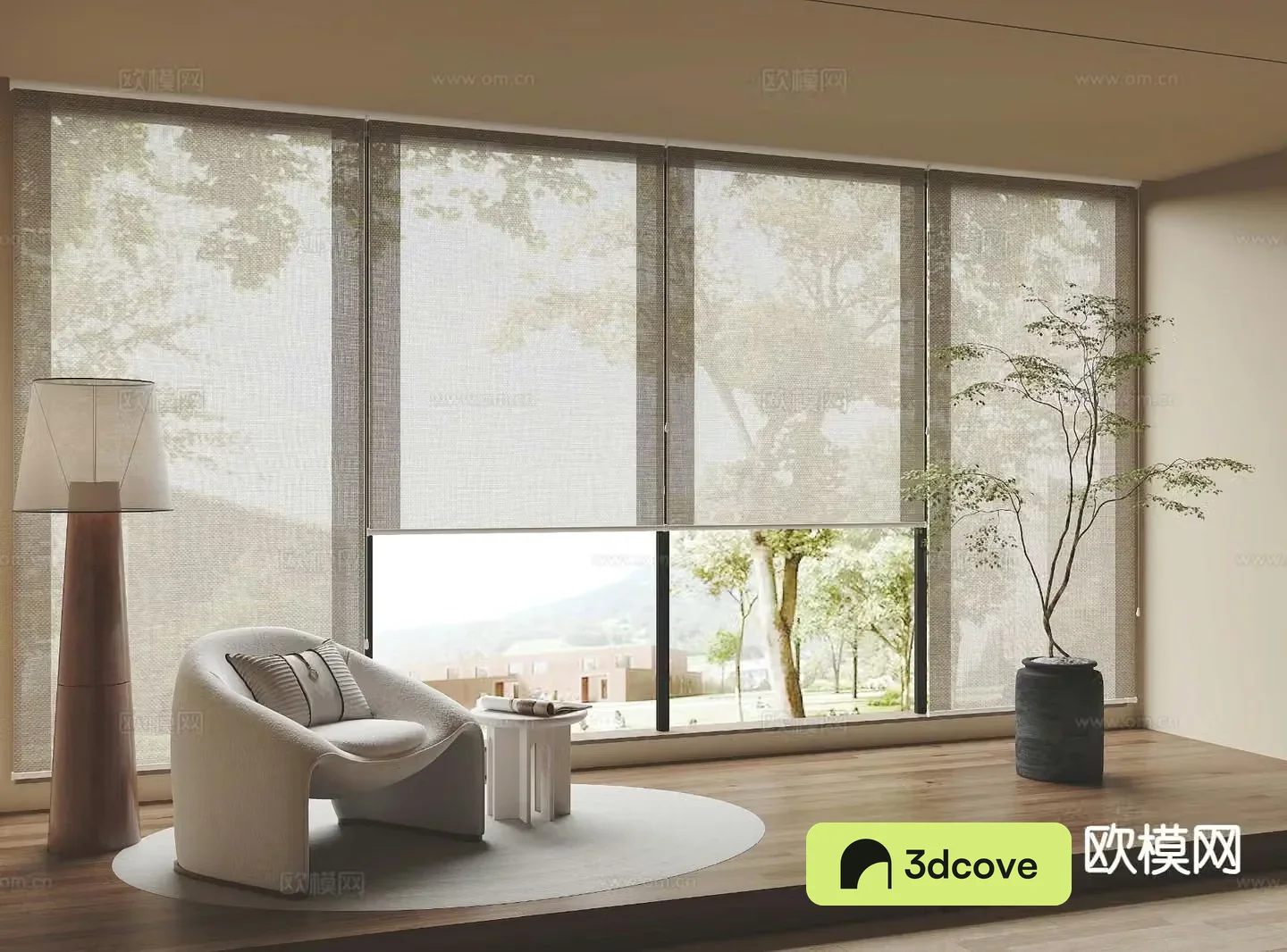 Modern curtains venetian blinds blackout curtains