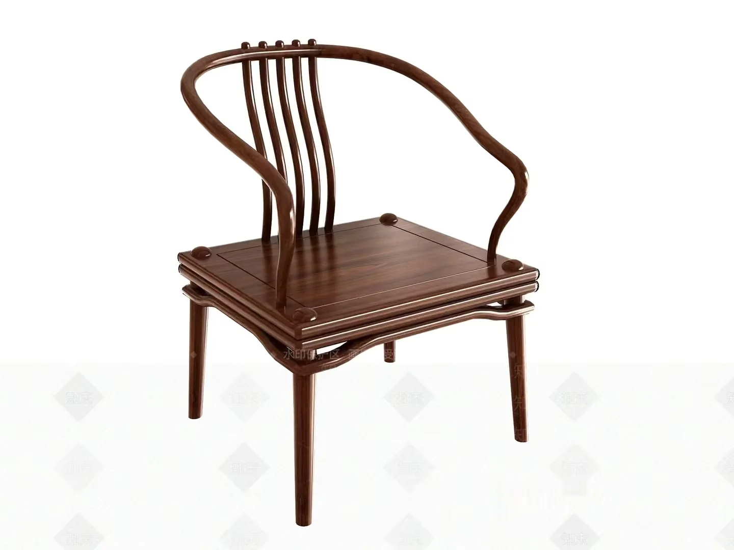 Wooden Chair 3D Model – 7306 – VRAY Render