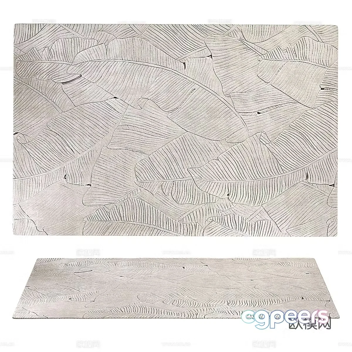 Simple carpet fabric carpet 3d model