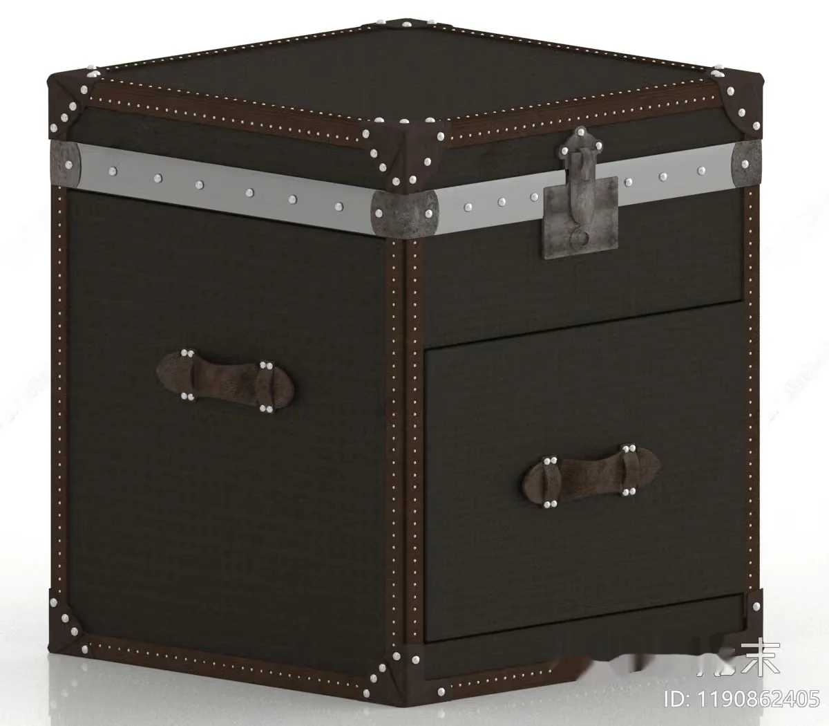 Modern Wooden Trunk 3D Model – 3814 – VRAY Render