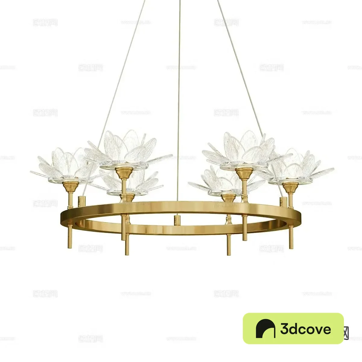 Light luxury chandelier flower chandelier
