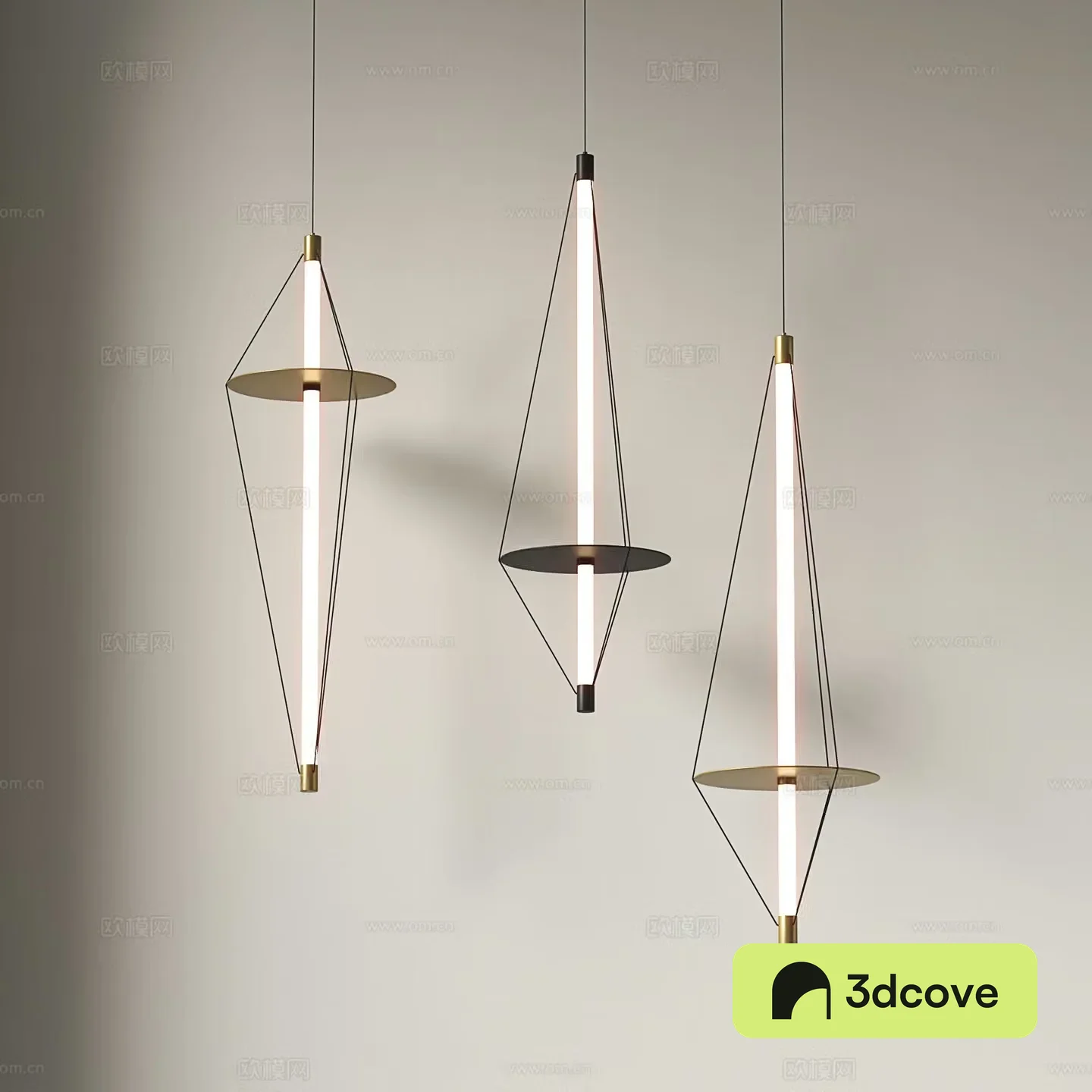 Modern chandelier stairwell chandelier minimalist chandelier