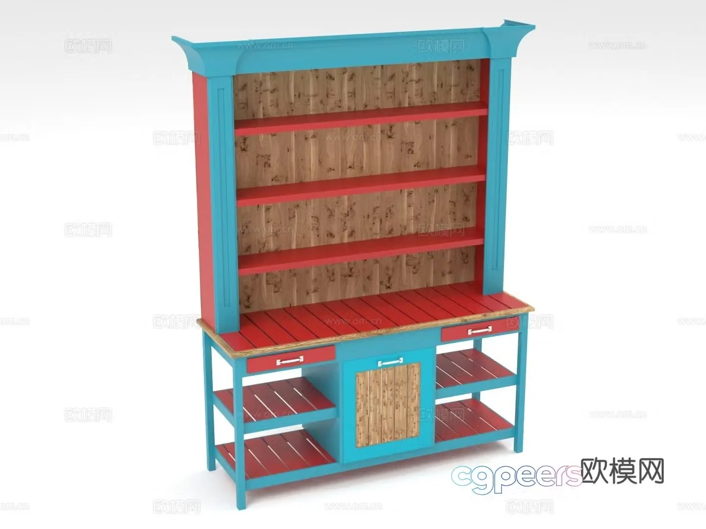 Storage cabinet Display cabinet Side cabinet Combination cabinet Cabinet 3D model