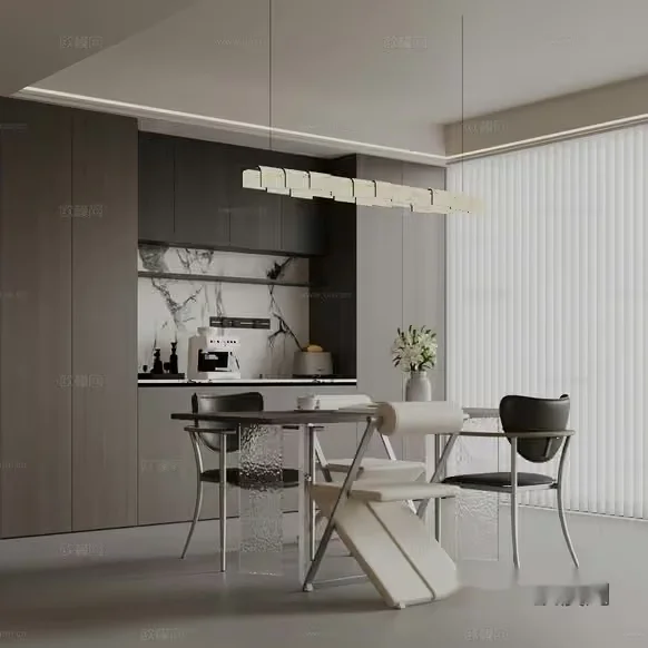Modern Kitchen 3D Model – 13285 – VRAY Render