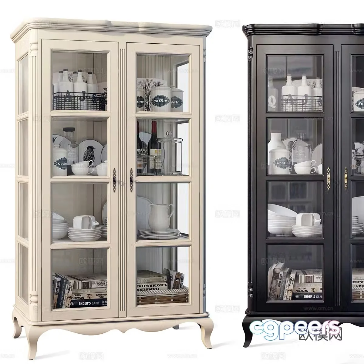 French sideboard 3D model