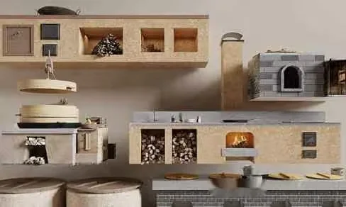 Modern Kitchen Design 3D Model – 6626 – CORONA Render