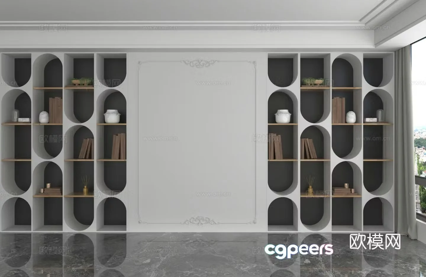 Modern locker 3d model