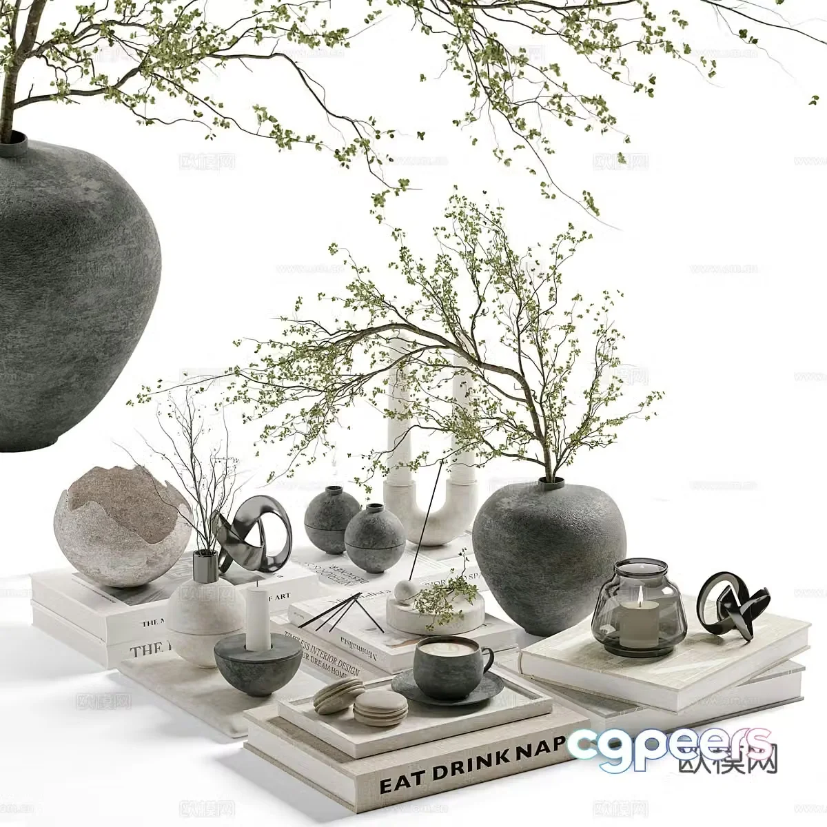 Tableware combination 3D model