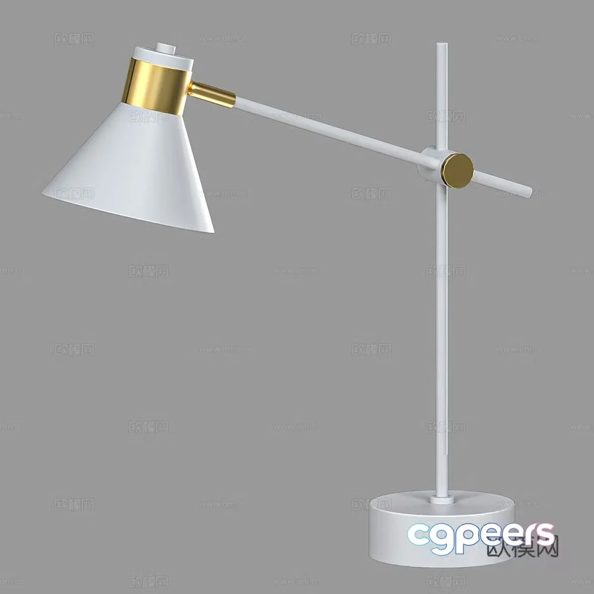 Modern minimalist desk lamp 3d model