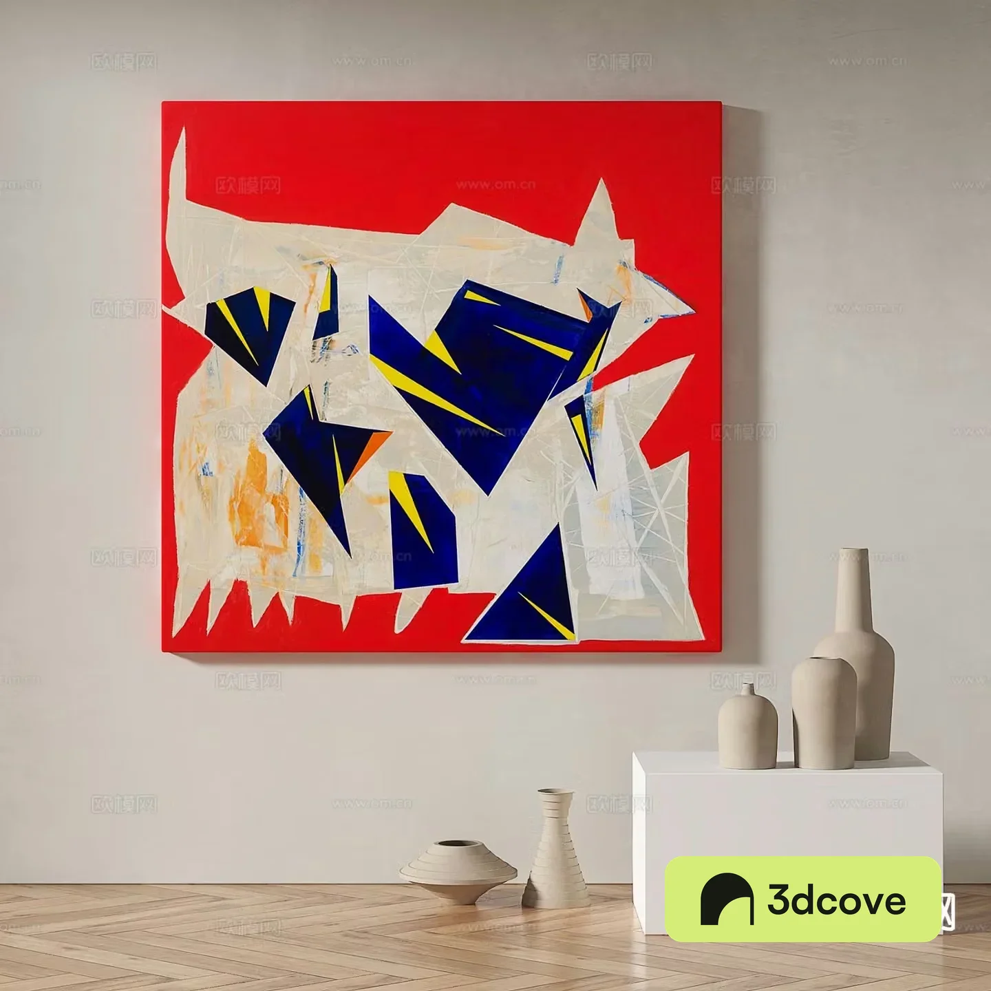 Modern art painting decorative painting