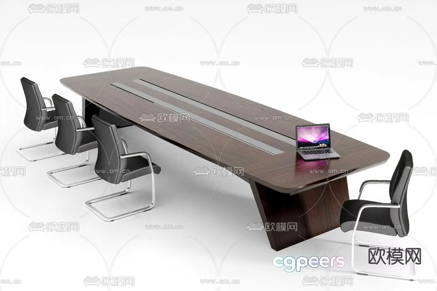 Conference tables and chairs conference table 3d model