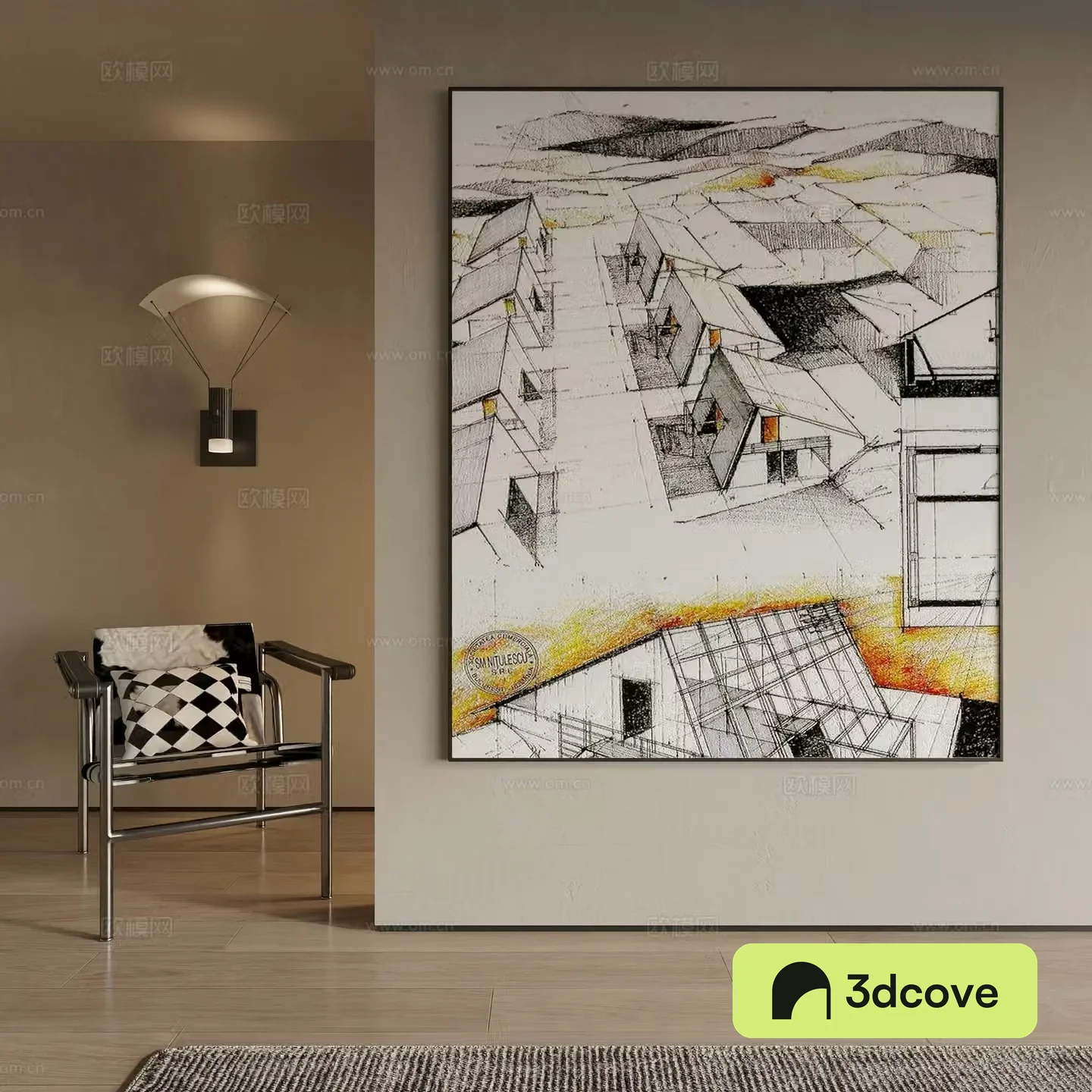 Modern decorative painting