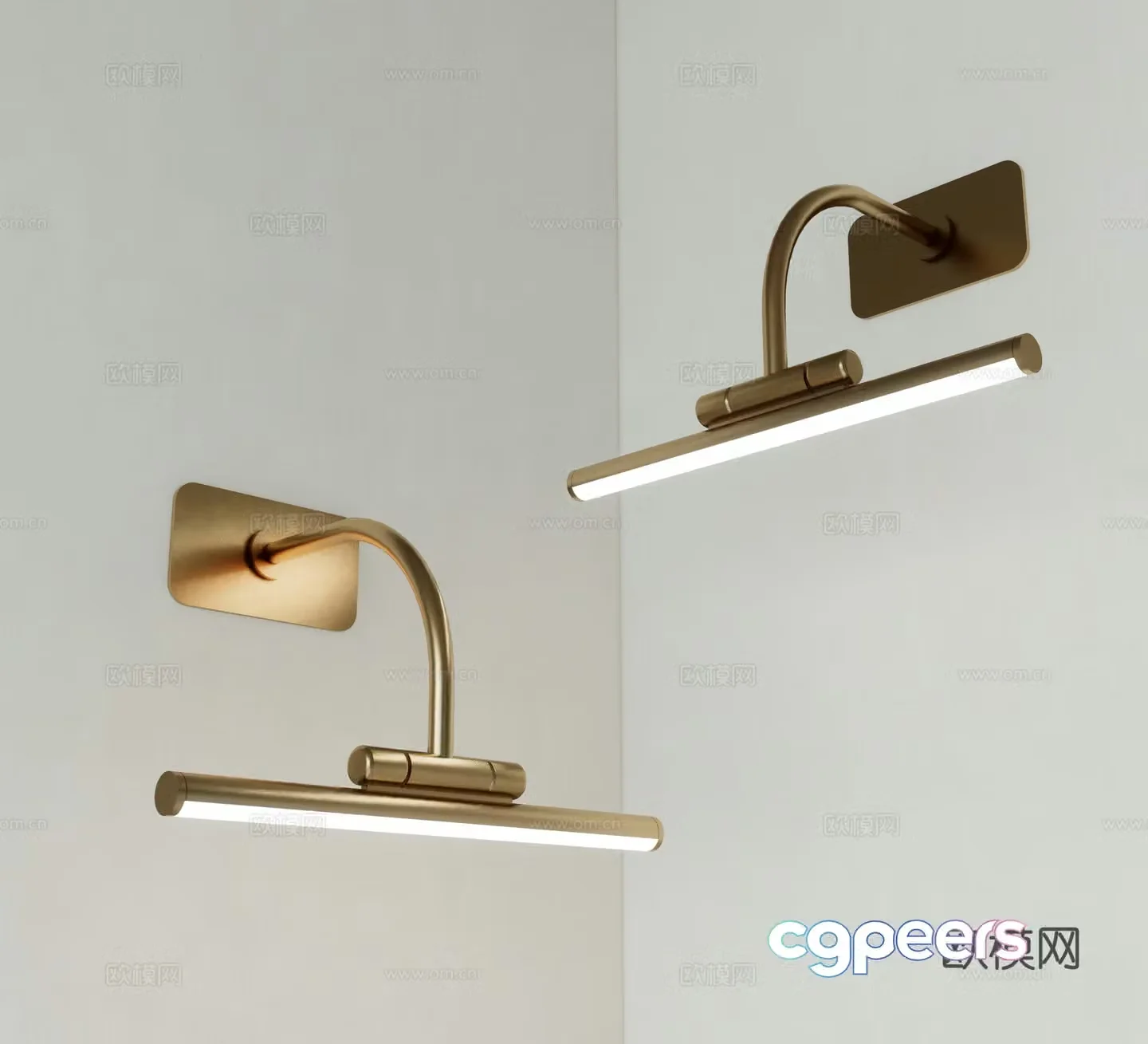 Light luxury wall lamp hanging wall lamp 3D model