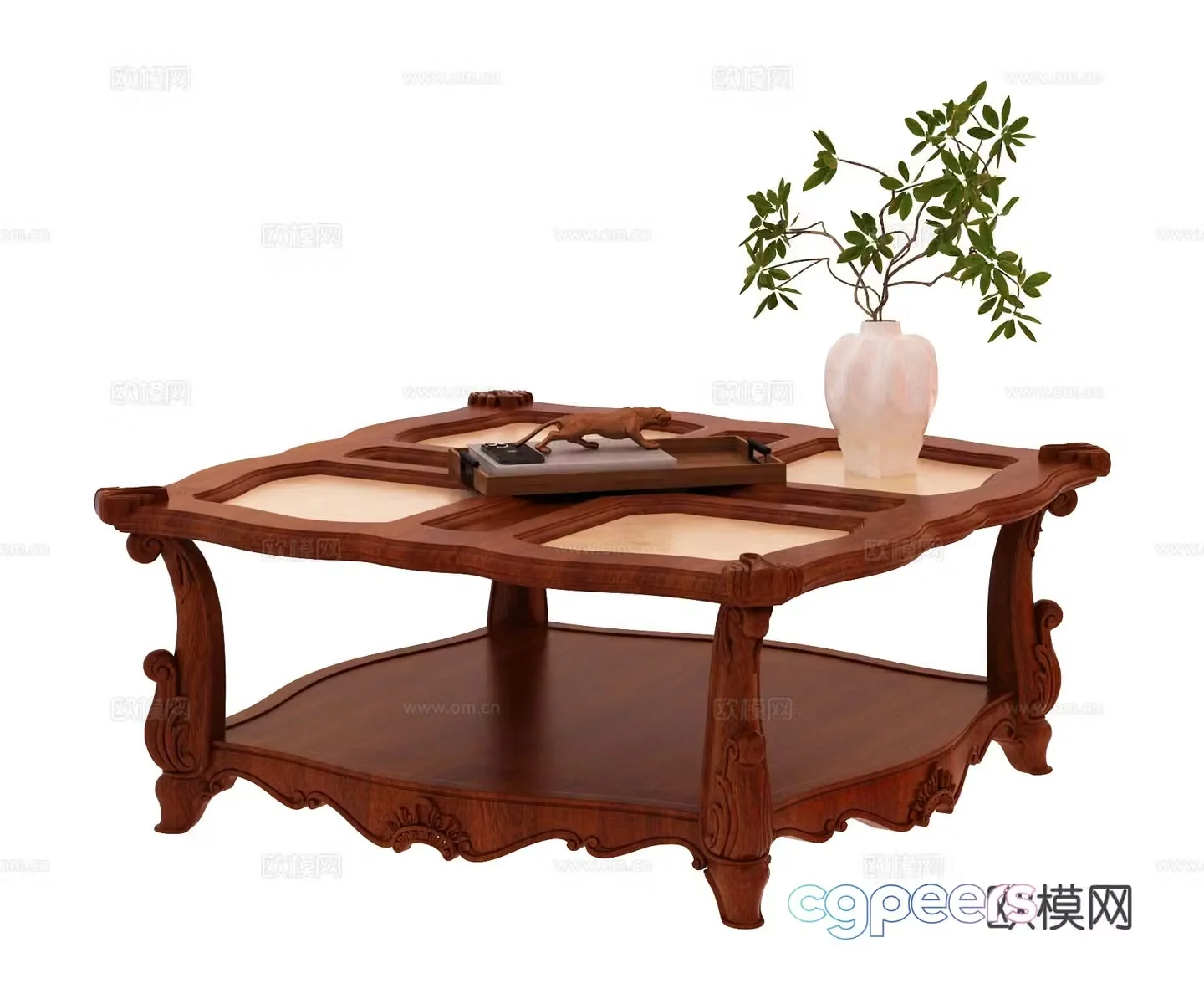 American coffee table 3d model