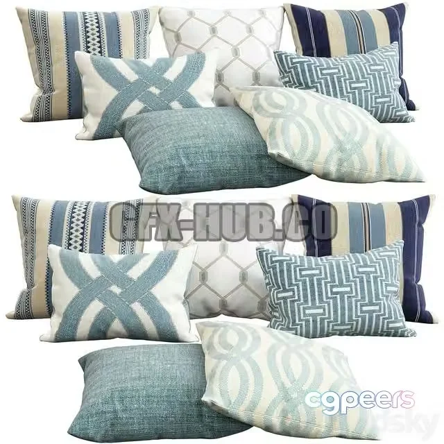 3ds Max Free – Decorative pillows 97